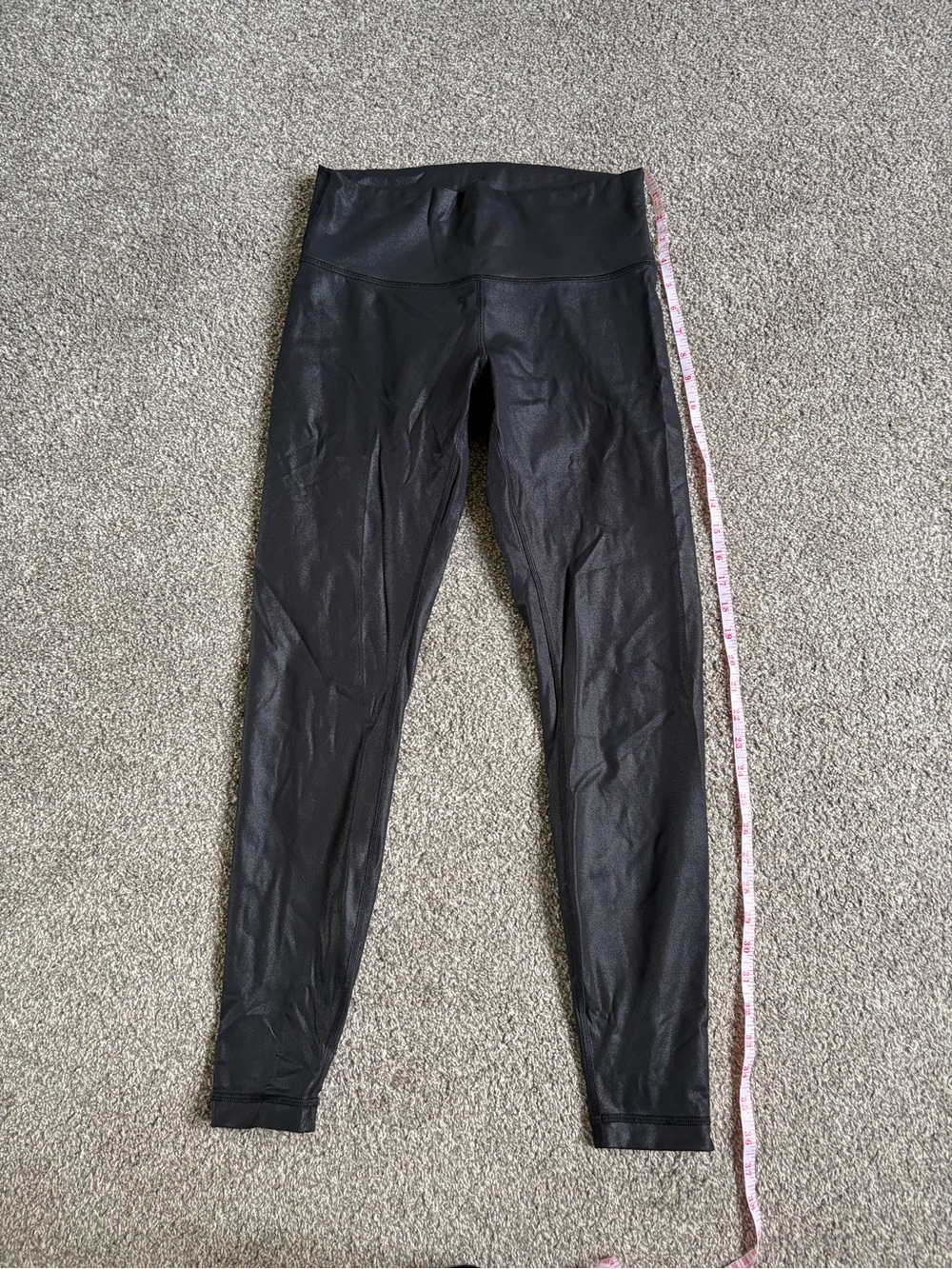 lululemon athletica Black High-Rise Shine Leggings MATCHING SET - Picture 2 of 10